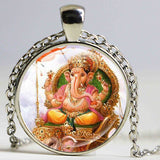 Vintage Ganesha Statue Necklace