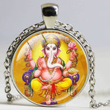 Vintage Ganesha Statue Necklace