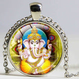 Vintage Ganesha Statue Necklace