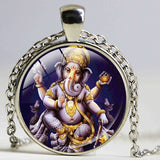 Vintage Ganesha Statue Necklace