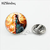 New Design Hindu God Shiva Butterfly Lapel Pins