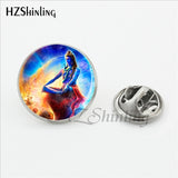 New Design Hindu God Shiva Butterfly Lapel Pins