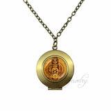Retro Ganesha Statue Locket