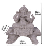 VILEAD Nature Sandstone Indian Ganesha