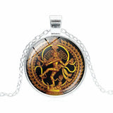 Crystal Dancing Buddha Pendant